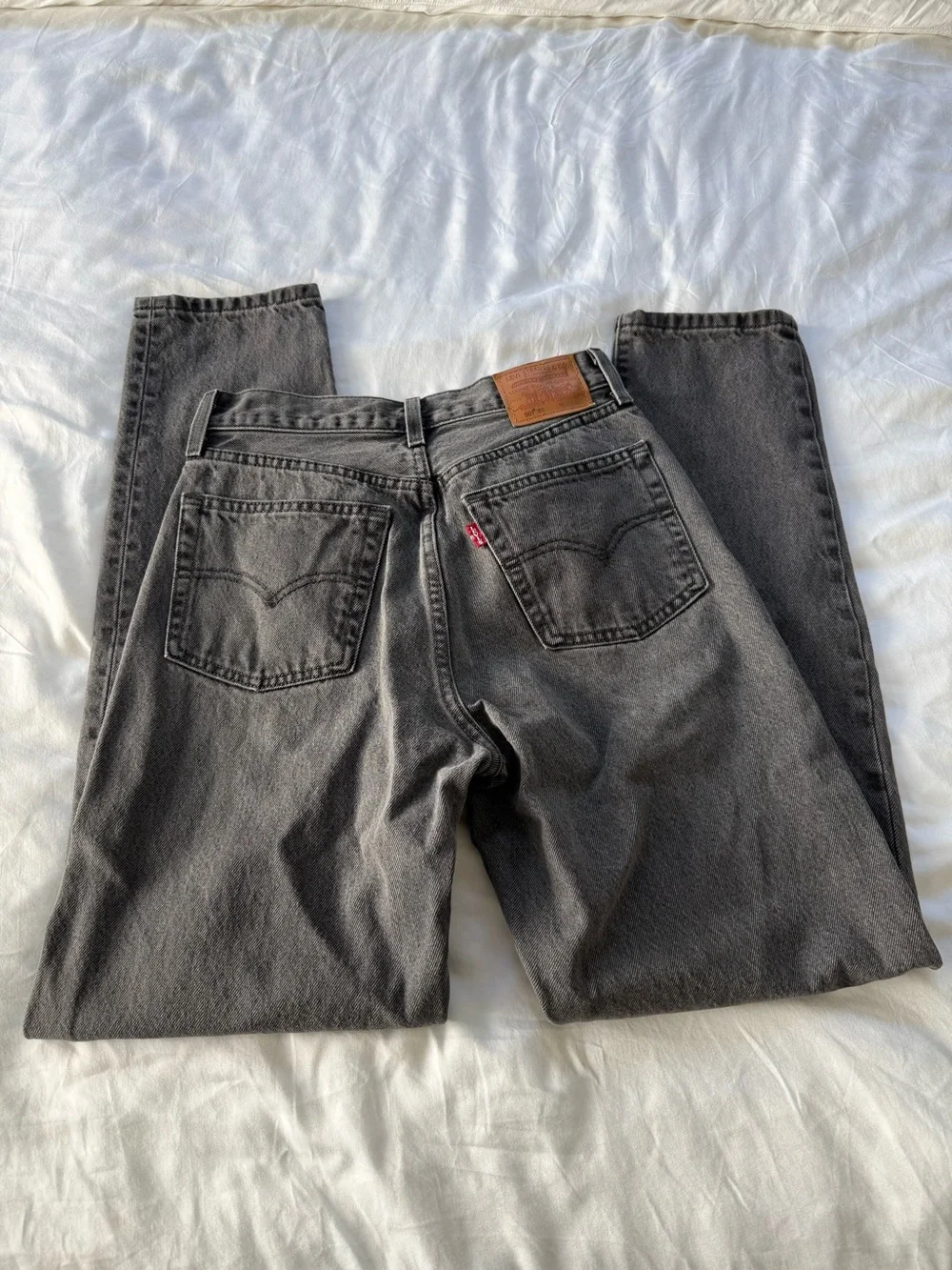 Levi's Women's Straight Leg Jeans - Washed Charcoal